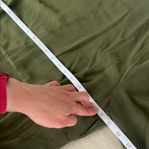 ASOS DESIGN embroidered cuff and hem maxi dress in khaki - Picture 8 of 15